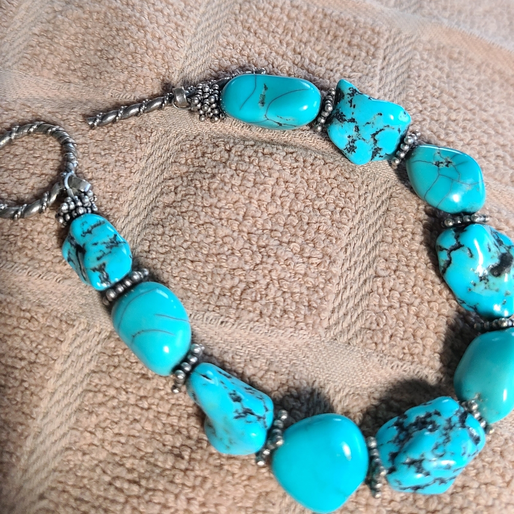 Turquoise Stone Bracelet - Picture 3 of 4